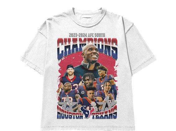 713 2023-2024 HOUSTON TEXANS AFC CHAMPS T-SHIRT